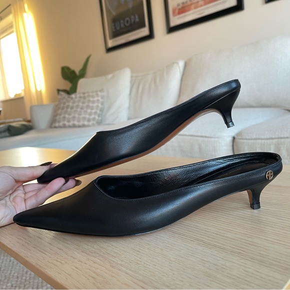 Anine Bing Rooney Kitten Heel Mules - Picture 5 of 11